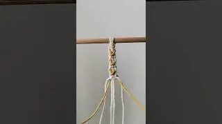 Makramé x minta lapos csomóval / macrame x pattern #macrametutorial