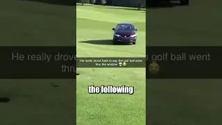 Man Drives Onto Golf Course 💀