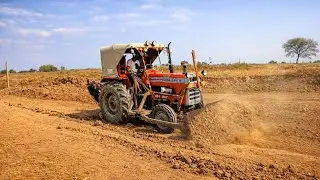 Massey 7250 Di with front dozer | tractor dozer | tractor aage ki chati | tractor videos