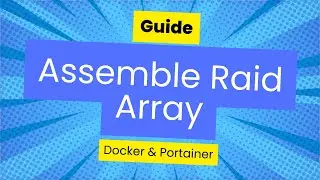 Back up and Assemble MDADM Raid Array