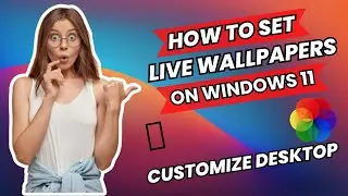 How to Set Live Wallpapers on Windows 11 | Customize Desktop with "Lively Wallpaper" 🖥️