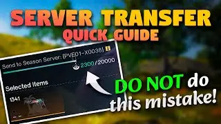 Server Transfer Guide & What Items To Transfer First | ONCE HUMAN