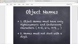 Python Objects Tutorial - Python Tutorial