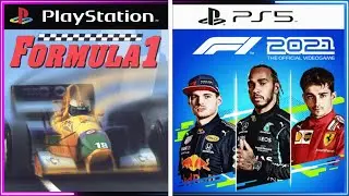 F1 (Formula 1) PlayStation Evolution | PS1 - PS5 (1996-2021)