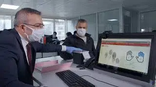 Yerli ve Milli Parmak İzi Sistemi Göç İdaresi Genel Müdürlüğü'nde Kullanılmaya Başladı!