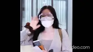 Yeh Shuhua at Taiwan Airport