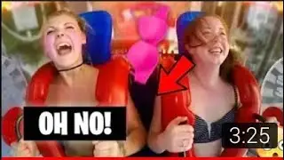 Girls Passing Out | Funny slingshot Ride