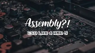 Understanding Assembly in 20 Minutes! (Computer System Organisation) | Lab 4,5 - Assembly Language