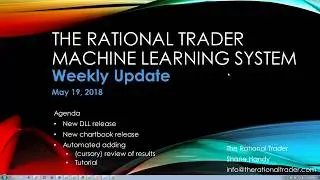 Machine Learning update: tutorial on automatically adding to a position