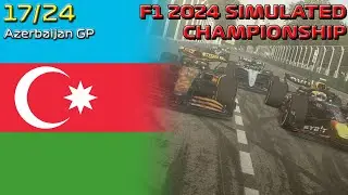 So I Simulated the 2024 F1 Azerbaijan Grand Prix... (F1 24 Gameplay)
