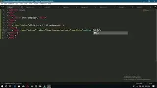 How to redirect on another webpage by buttons in HTML & JAVASCRIPT
