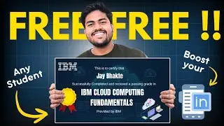 ibm free course with certificate | cloud computing course free by ibm | free course with certificate