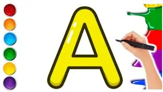 How to Draw An Alphabet | Super Easy Drawing for kids | Step by step  | Art for Kids