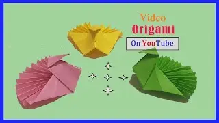 How to make a paper peacock ? Origami