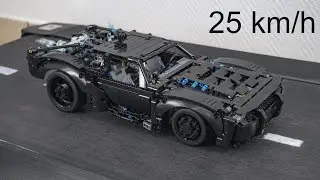 THE BATMAN BATMOBILE Drag Race. LEGO Technic 42127  Fast Speed and CRASH Test