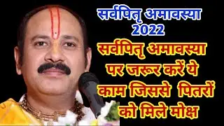 सर्वपितृ अमावस्या 2022, सर्वपितृ अमावस्या पर जरूर करें ये काम जिससे पितरों को मिले मोक्ष - Guruji