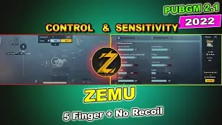 (UPDATE 2.1) ZEMU GAMING Sensitivity & Control Code 2022 | PUBG Mobile Best Sensitivity & Settings