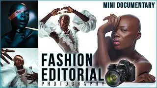 STUDIO PHOTOGRAPHY WALKTHROUGH. Fashion Editorial Photoshoot - Mini Documentary. Canon EOS R / R6