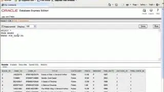 16 SQL with Oracle 10g XE   Using IN and BETWEEN with SELECT