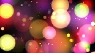 Bokeh Lights Effect Christmas 4K Background
