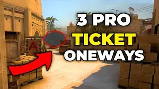 3 A site Mirage oneway smokes you need to learn (CS:GO)