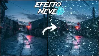 Como fazer o efeito de neve usando o Photoshop ❄
