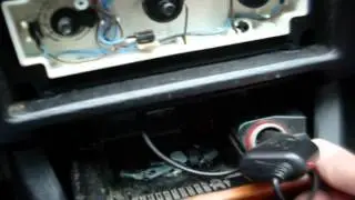 Repair of the heater speed switch. How to disassemble the central panel of the Audi 80.