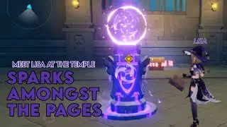 Sparks Amongst the Pages (Meet Lisa at the Temple) - Genshin Impact