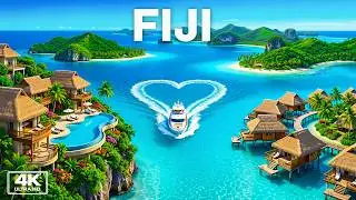 Fiji 4K 🇫🇯 | Stunning Mamanuca Islands, Crystal Lagoons & Tropical Paradise