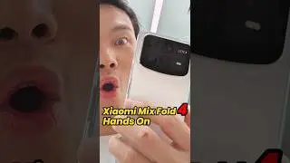 Xiaomi Mix Fold 4 First Look! The Lightest and Thinnest I've SEEN!