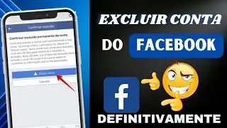 Como EXCLUIR CONTA do FACEBOOK Atualizado (RÁPIDO E FÁCIL) 2024