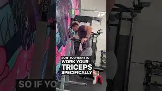 Dips for triceps 3/1/0/1 tempo with voiceover