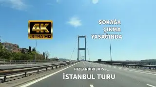 6X Accelerated Drive Through Istanbul 4K during 