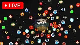 Agario live stream free bots | Scarz road to 5k subs