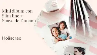 Mini álbum con la colección suave de Dunaon con sobres de la máquina Slim line