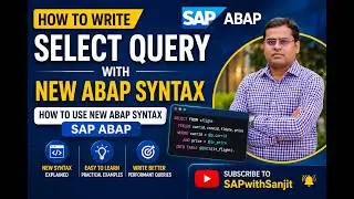 How to  write select query WHERE Clause with Inline Declaration | SAP ABAP Tutorial. New syntax ABAP