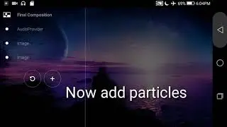 Particles tutorial in avee player // snow ❄ particles making in avee player