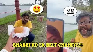Bhabhi Ko Ek Belt Chahiye 😮😅 | RJ Praveen | Husband Wife Fight | Comedy Video | Funny Video