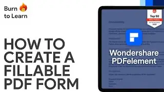 How to Create a fillable PDF form with PDFelement - The best option 