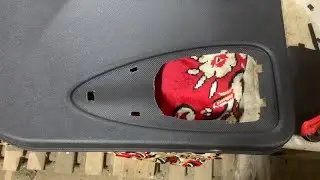 Установка динамиков в задние двери, Лада Гранта.
