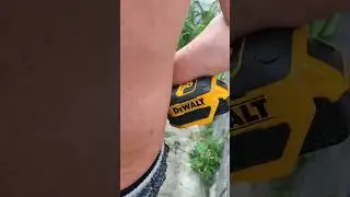 Триммер DeWALT в деле