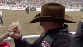 Zeke Thurston 91 pts. on Calgary Stampede's Erotic Tango