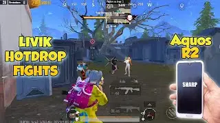 Sharp Aquos R2 😍| Destroying LIVIK Hotdrops🔥| R2 Pubg Test 2023