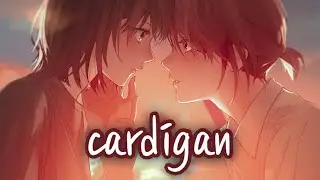 Nightcore - cardigan [Male/Rock Cover] (Lyrics)