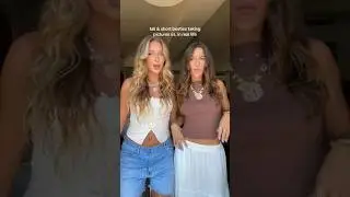 We have a whole strategy in taking pics together 👯‍♀️🫶🏼@NatalieZacek  #tallgirls #petitewoman