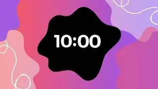 10 minute classroom timer with upbeat music
