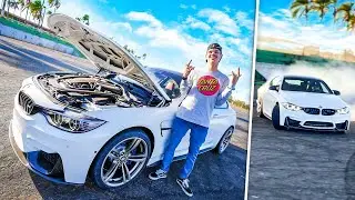 COLOQUEI A BMW M4 NA CHAPA