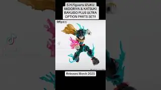 SH FIGUARTS MIDORIYA AND BAKUGO PLUS ULTRA EFFECT KITS!! What do yall think?? #mha #actionfigures