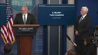 Dr. Redfield Remarks At COVID-19 Press Briefing | 4-17-2020