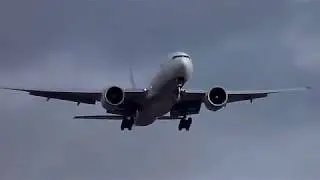 CROSSWIND Landings STORM  - Compilation ✱ Airbus A380, A340, Boeing 777